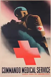 Abram: Recruitment poster, Commando Medical Service, WW2