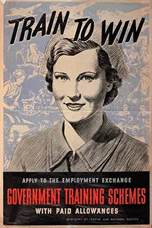 Apply: Recruitment poster, Train to Win