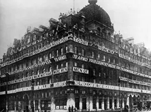 Volunteering: Recruitment posters in London, 1915
