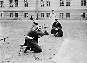 Handling: Recruits during a Shooting Drill, 1910