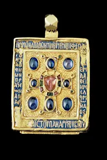 Ospedale: Rectangular reliquary, medieval goldsmith, Ospedale