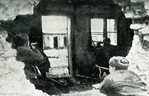 Silesia: Red Army troops in German Silesia, Central Europe, WW2