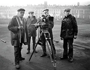 Bondarchuk: Red Bells film set, 1981