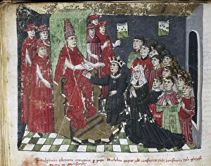 Magnanimous: Red Book of Montserrat. 14th c. - 16th c. Pope
