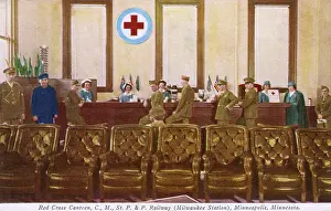 Padded: Red Cross canteen, Minneapolis, Minnesota, USA, WW2