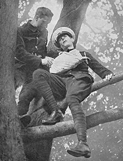 Chingford: Red Cross Display at Chingford, WW1