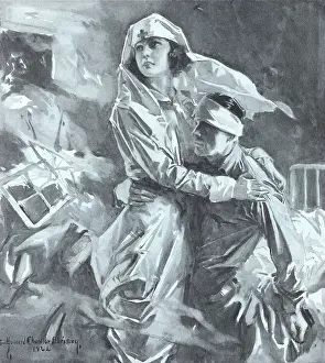 Delineator: Red Cross Nurse