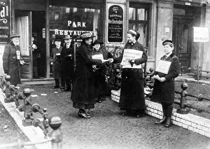 Equal: Red Cross nurse as an election assistant, 1919