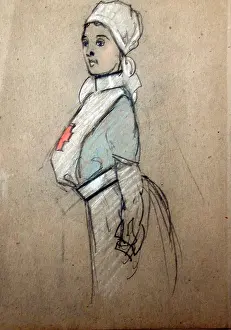 Truro: A Red Cross Nurse, WW1