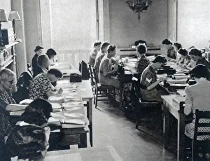 Admin: Red Cross records room
