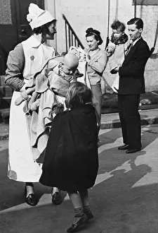 Red Cross refugee care WWII