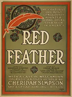 C1906: Red feather the costilest and most gorgeously mounted comic