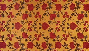 Swirling: Red Flower Pattern
