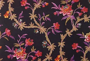 Backdrops: Red flowers with purple leaves