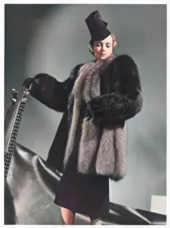 Rochas: RED FOX COAT BY ROCHAS