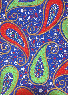 Abstracts: Red, green and blue abstract art deco design