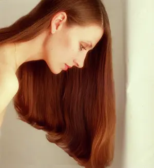 Healthy: Red haired woman