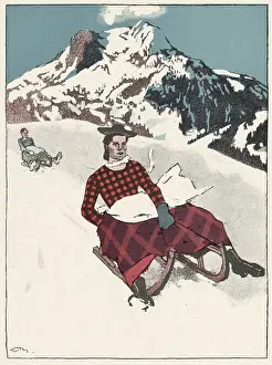 Checked: RED LADY SLEDGING 1910
