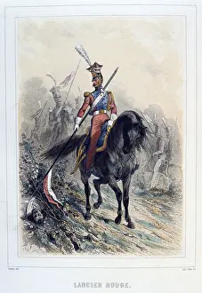 Garde: Red Lancer. From Napoleon 1er et la Garde
