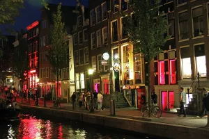 Prostitution: Red light district, Amsterdam