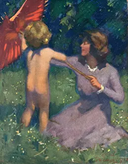 Intriguing: Red Parasol Child