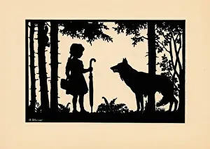 Schirmer: Red Riding Hood in silhouette