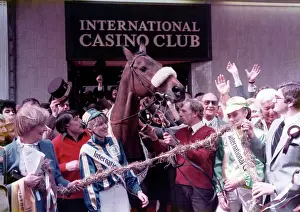 The Peter Obyrne Photographic Collection: Red Rum - champion Thoroughbred steeplechaser