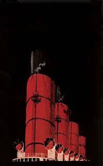 Smokestacks: Red Smokestacks
