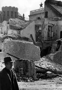 Succeeded: Red Soviet Star in the conquered Budapest, February 1945