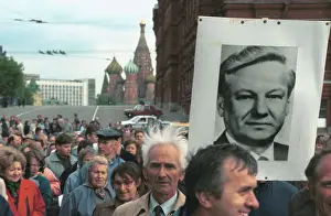 Elected: Red Square rally in support of Russian Parliament