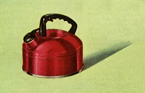 Households: Red Tea Kettle