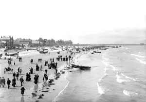 Redcar: Redcar, Sands from south 1896