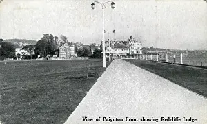 Paignton: The Front & Redcliffe Lodge, Paignton, Devon