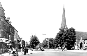 Redditch: Redditch, the Parade, Church Green West c1955