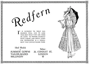 Redfern: Redfern advertisement, dressing well is patriotic, WW1
