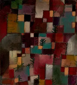 Pictograms: REDGREEN AND VIOLET RHYTHMS, by Paul Klee