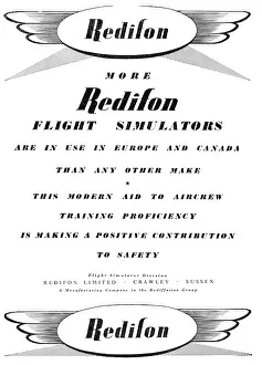 Simulators: Redifon Flight Simulators 1956
