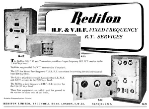 Frequency: Redifon HF & VHF Fixed Frequency R.T. Services : R93 R72 G71