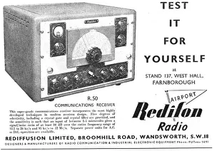 Rediffusion: Redifon R50 Communications Receiver - Rediffusion