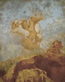 Postimpressionists: REDON, Odilon (1840-1916). The Chariot of Apollo