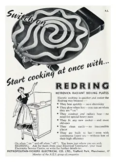 Metrovick: Redring advertisement, c.1955
