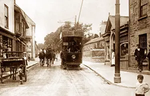 Redruth: Redruth Tram Terminus early 1900s