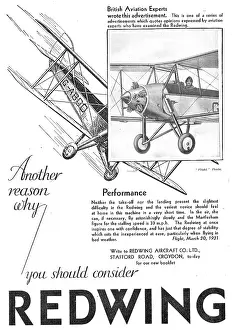 Redwing: Redwing Aircraft Co Croydon