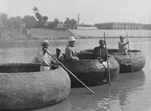 Strips: Reed boats on the Euphrates, 1930s
