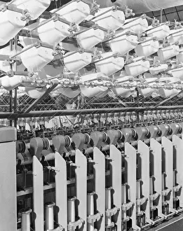 Rows: Reels of woollen thread - Patons & Baldwins