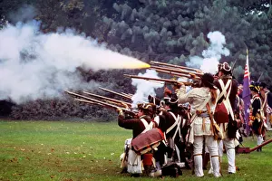 Germantown: Reenactment Continental Troops American Revolution