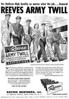Twill: Reeves Army Twill
