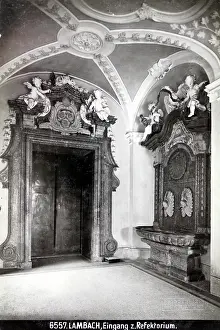 Abbeys: Refectory of the Benedictine monastery Lambach