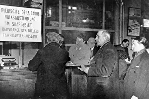 Referenda: Referendum in the Saarland, 1935