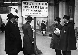 Referenda: Referendum in the Saarland, 1935